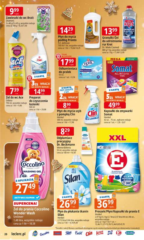 Leclerc - gazetka promocyjna Oferta E.Leclerc I Święta w dobrej cenie od wtorku 09.12 do wtorku 23.12 - strona 20