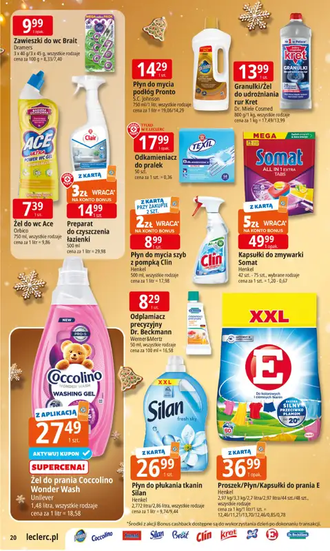 Leclerc - gazetka promocyjna Oferta E.Leclerc I Święta w dobrej cenie od wtorku 09.12 do wtorku 23.12 - strona 20