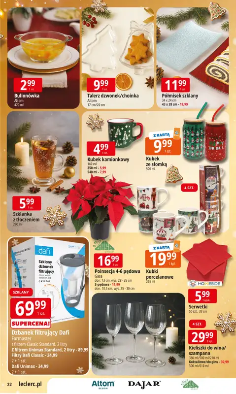 Leclerc - gazetka promocyjna Oferta E.Leclerc I Święta w dobrej cenie od wtorku 09.12 do wtorku 23.12 - strona 22