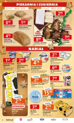 Leclerc - gazetka promocyjna Oferta E.Leclerc I Święta w dobrej cenie od wtorku 09.12 do wtorku 23.12 - strona 2