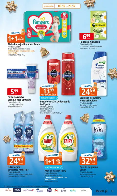Leclerc - gazetka promocyjna Oferta E.Leclerc I Święta w dobrej cenie od wtorku 09.12 do wtorku 23.12 - strona 21