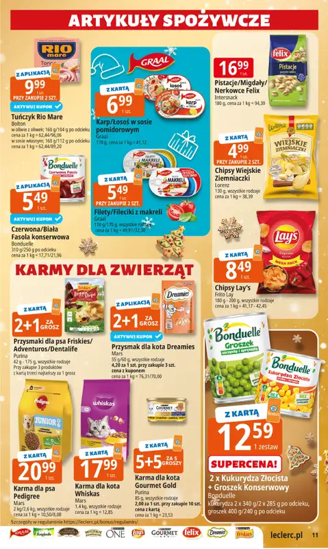 Leclerc - gazetka promocyjna Oferta E.Leclerc I Święta w dobrej cenie od wtorku 09.12 do wtorku 23.12 - strona 11