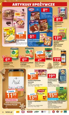 Leclerc - gazetka promocyjna Oferta E.Leclerc I Święta w dobrej cenie od wtorku 09.12 do wtorku 23.12 - strona 12