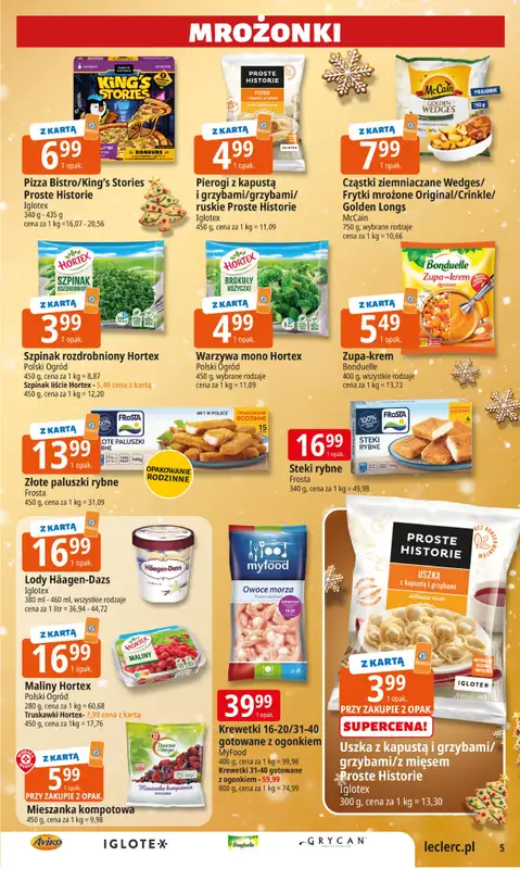 Leclerc - gazetka promocyjna Oferta E.Leclerc I Święta w dobrej cenie od wtorku 09.12 do wtorku 23.12 - strona 5