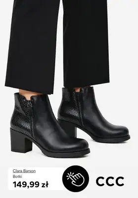 CCC - gazetka promocyjna Botki na obcasie od niedzieli 07.12  - strona 5