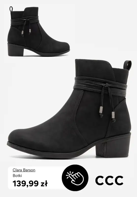 CCC - gazetka promocyjna Botki na obcasie od niedzieli 07.12  - strona 3