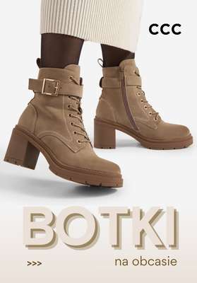 CCC - gazetka promocyjna Botki na obcasie od niedzieli 07.12 