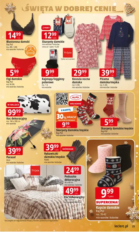 Leclerc - gazetka promocyjna Oferta E.Leclerc I Święta w dobrej cenie od wtorku 09.12 do wtorku 23.12 - strona 25
