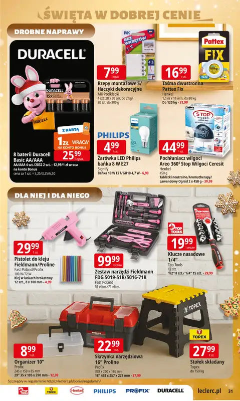 Leclerc - gazetka promocyjna Oferta E.Leclerc I Święta w dobrej cenie od wtorku 09.12 do wtorku 23.12 - strona 31