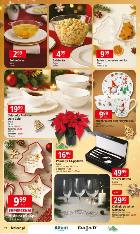 Leclerc - gazetka promocyjna Oferta E.Leclerc I Święta w dobrej cenie od wtorku 09.12 do wtorku 23.12 - strona 22