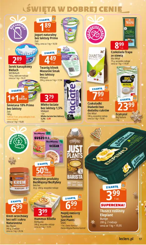 Leclerc - gazetka promocyjna Oferta E.Leclerc I Święta w dobrej cenie od wtorku 09.12 do wtorku 23.12 - strona 17