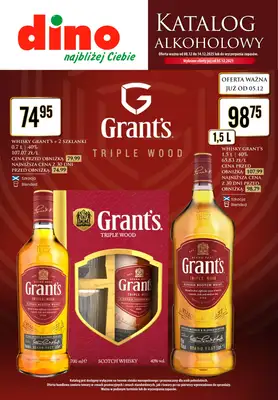 Dino - gazetka promocyjna Katalog alkoholowy od poniedziałku 08.12 do niedzieli 14.12