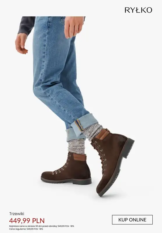 Ryłko - gazetka promocyjna TRZEWIKI męskie od piątku 05.12  - strona 3