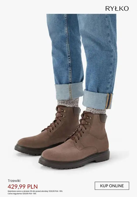Ryłko - gazetka promocyjna TRZEWIKI męskie od piątku 05.12  - strona 6