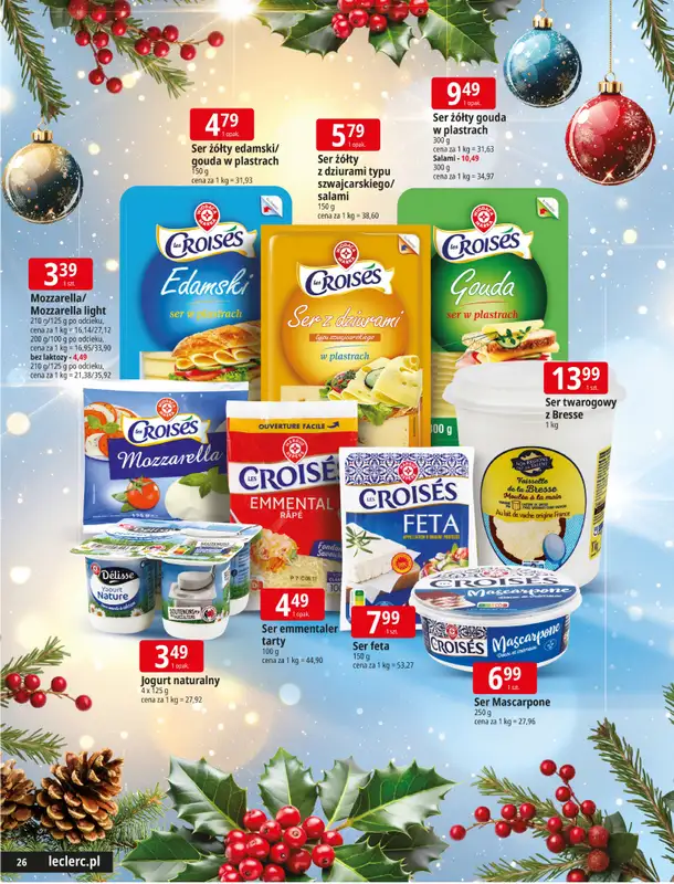 Leclerc - gazetka promocyjna Święta w dobrej cenie od wtorku 09.12 do wtorku 23.12 - strona 26