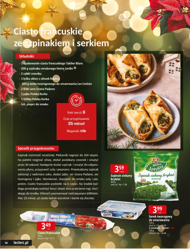 Leclerc - gazetka promocyjna Święta w dobrej cenie od wtorku 09.12 do wtorku 23.12 - strona 16
