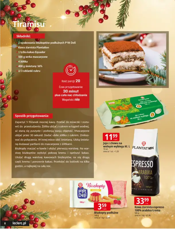 Leclerc - gazetka promocyjna Święta w dobrej cenie od wtorku 09.12 do wtorku 23.12 - strona 8