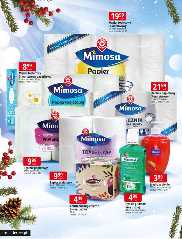 Leclerc - gazetka promocyjna Święta w dobrej cenie od wtorku 09.12 do wtorku 23.12 - strona 30