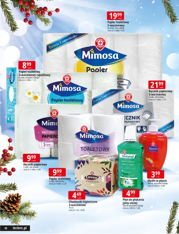 Leclerc - gazetka promocyjna Święta w dobrej cenie od wtorku 09.12 do wtorku 23.12 - strona 30