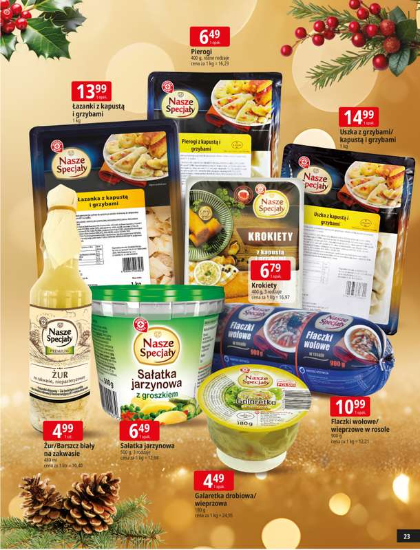 Leclerc - gazetka promocyjna Święta w dobrej cenie od wtorku 09.12 do wtorku 23.12 - strona 23
