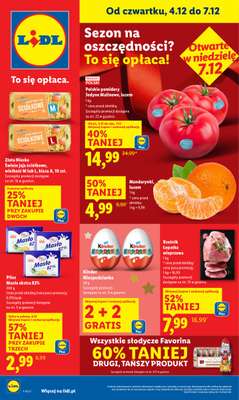 Lidl - gazetka promocyjna Oferta od czwartku od czwartku 04.12 do niedzieli 07.12