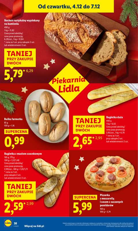 Lidl - gazetka promocyjna Oferta od czwartku od czwartku 04.12 do niedzieli 07.12 - strona 42