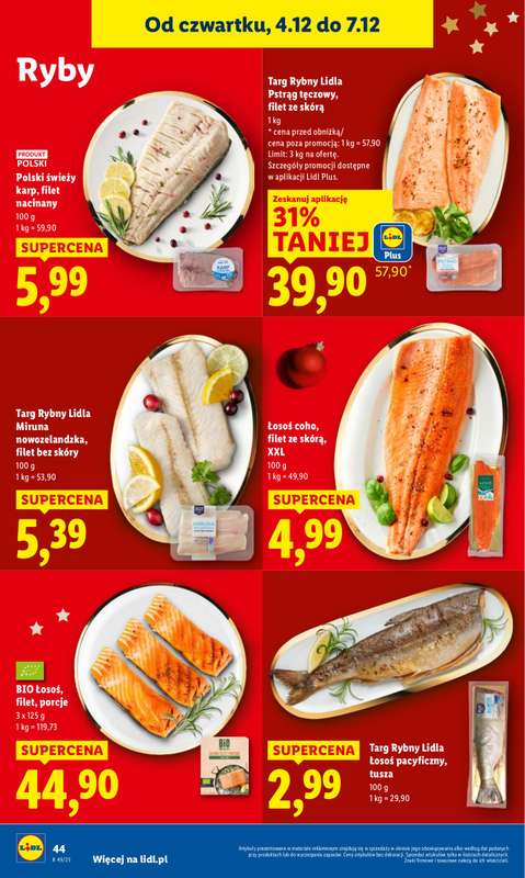 Lidl - gazetka promocyjna Oferta od czwartku od czwartku 04.12 do niedzieli 07.12 - strona 48