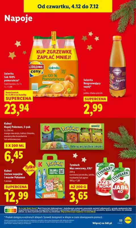Lidl - gazetka promocyjna Oferta od czwartku od czwartku 04.12 do niedzieli 07.12 - strona 57