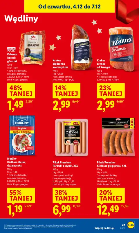 Lidl - gazetka promocyjna Oferta od czwartku od czwartku 04.12 do niedzieli 07.12 - strona 51