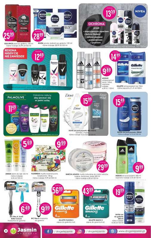 Drogerie Jasmin - gazetka promocyjna Gazetka od poniedziałku 08.12 do środy 31.12 - strona 6