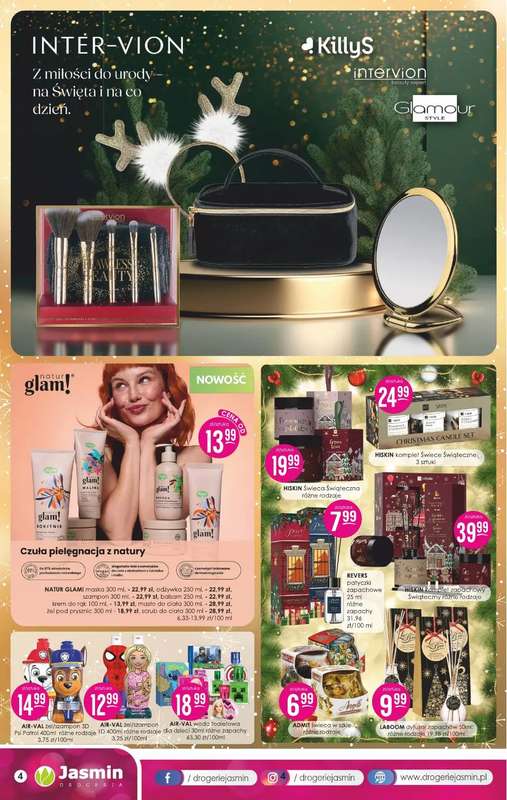 Drogerie Jasmin - gazetka promocyjna Gazetka od poniedziałku 08.12 do środy 31.12 - strona 4
