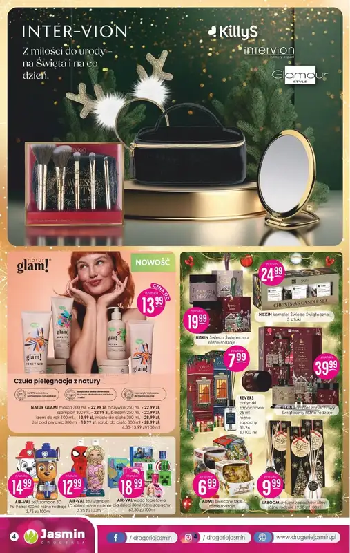 Drogerie Jasmin - gazetka promocyjna Gazetka od poniedziałku 08.12 do środy 31.12 - strona 4