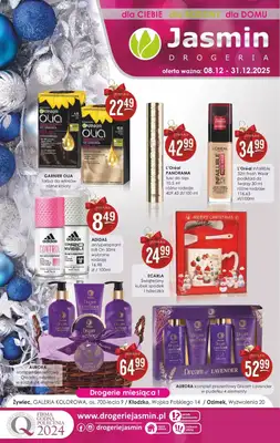 Drogerie Jasmin - gazetka promocyjna Gazetka od poniedziałku 08.12 do środy 31.12