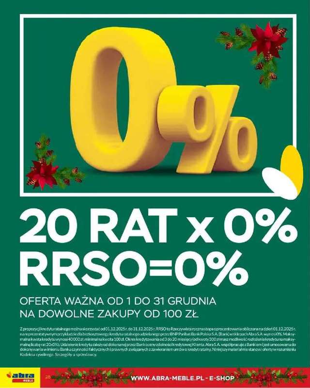 Abra Meble - gazetka promocyjna Obniżki w prezencie od środy 03.12 do piątku 26.12 - strona 26