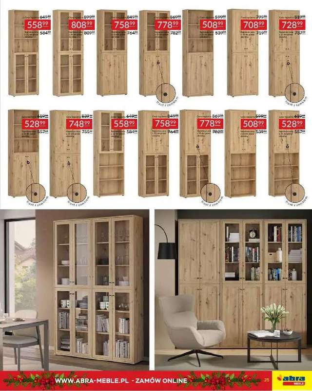 Abra Meble - gazetka promocyjna Obniżki w prezencie od środy 03.12 do piątku 26.12 - strona 25