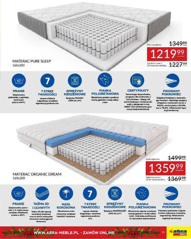 Abra Meble - gazetka promocyjna Obniżki w prezencie od środy 03.12 do piątku 26.12 - strona 33