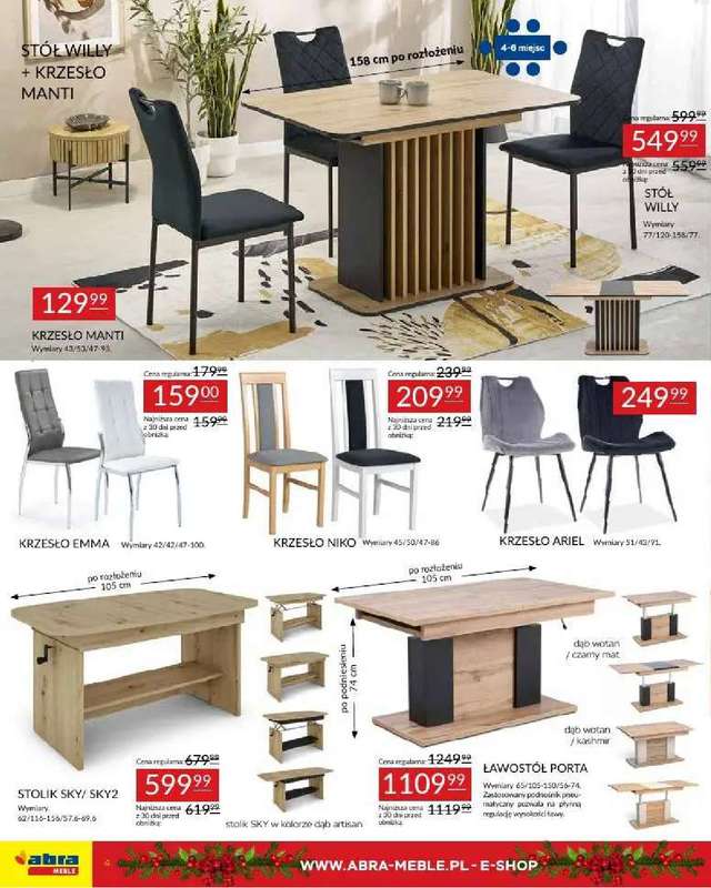 Abra Meble - gazetka promocyjna Obniżki w prezencie od środy 03.12 do piątku 26.12 - strona 4