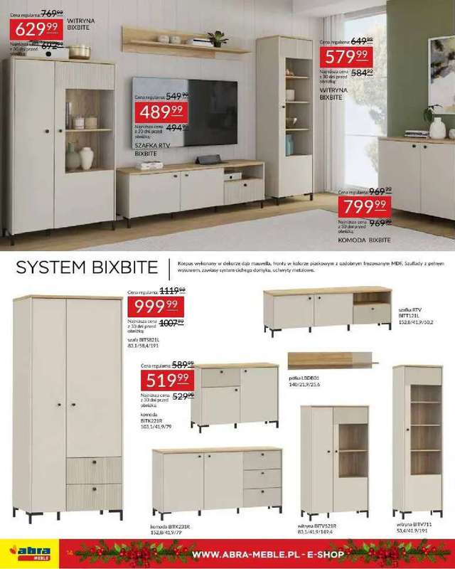 Abra Meble - gazetka promocyjna Obniżki w prezencie od środy 03.12 do piątku 26.12 - strona 14