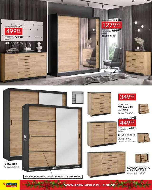 Abra Meble - gazetka promocyjna Obniżki w prezencie od środy 03.12 do piątku 26.12 - strona 28