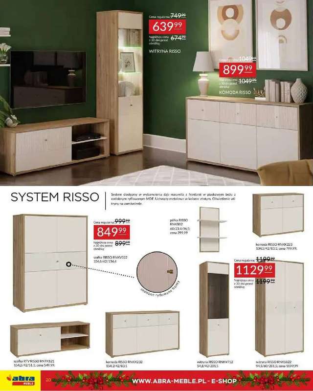 Abra Meble - gazetka promocyjna Obniżki w prezencie od środy 03.12 do piątku 26.12 - strona 20