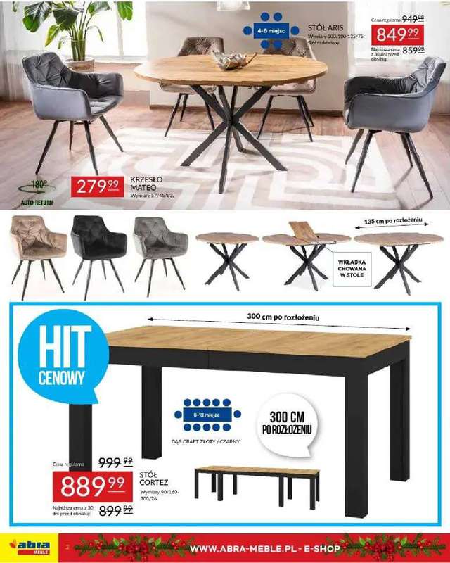 Abra Meble - gazetka promocyjna Obniżki w prezencie od środy 03.12 do piątku 26.12 - strona 2