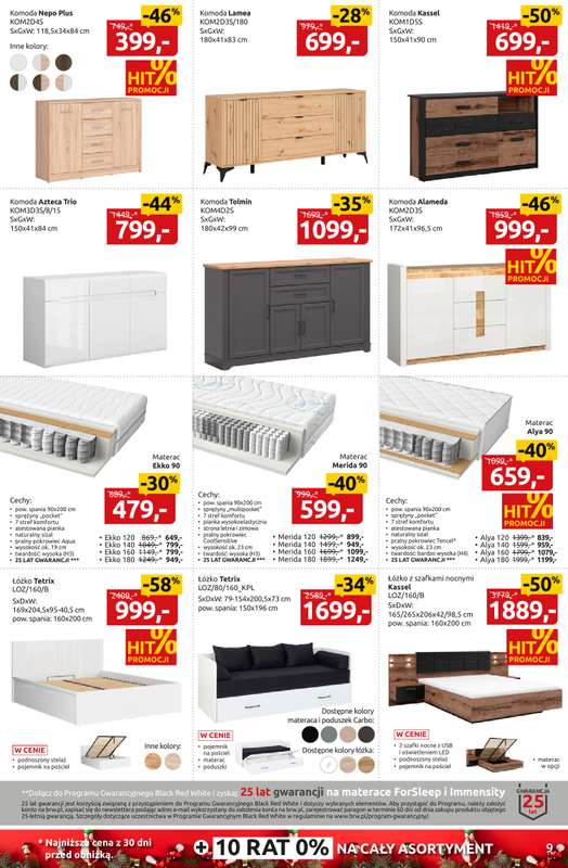 Black Red White - gazetka promocyjna Magia Świątecznych Okazji do -50% od poniedziałku 01.12 do wtorku 23.12 - strona 9