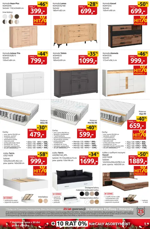 Black Red White - gazetka promocyjna Magia Świątecznych Okazji do -50% od poniedziałku 01.12 do wtorku 23.12 - strona 9