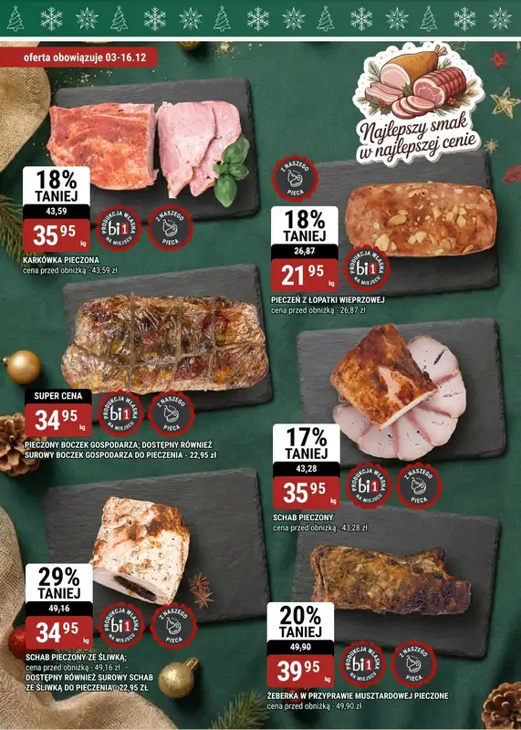 bi1 - gazetka promocyjna Gazetka Wałbrzych I Świąteczne przyGOTOWANIE od środy 03.12 do wtorku 09.12 - strona 4