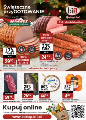 bi1 - gazetka promocyjna Gazetka Szczecin I Świąteczne przyGOTOWANIE od środy 03.12 do wtorku 09.12