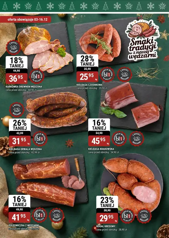bi1 - gazetka promocyjna Gazetka Szczecin I Świąteczne przyGOTOWANIE od środy 03.12 do wtorku 09.12 - strona 2