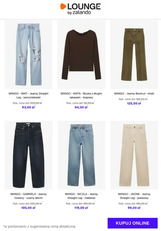 Lounge by Zalando - gazetka promocyjna Do -65% Mango od piątku 05.12 do wtorku 09.12 - strona 11