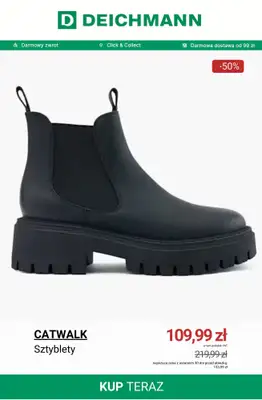 Deichmann - gazetka promocyjna Do -50% na botki i kozaki od soboty 06.12  - strona 8
