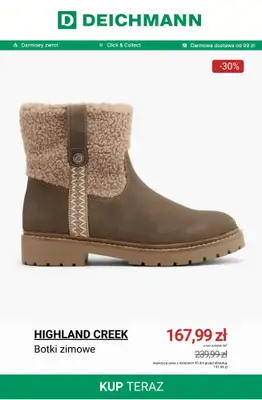 Deichmann - gazetka promocyjna Do -50% na botki i kozaki od soboty 06.12  - strona 9