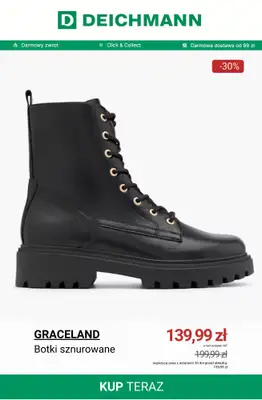 Deichmann - gazetka promocyjna Do -50% na botki i kozaki od soboty 06.12  - strona 3